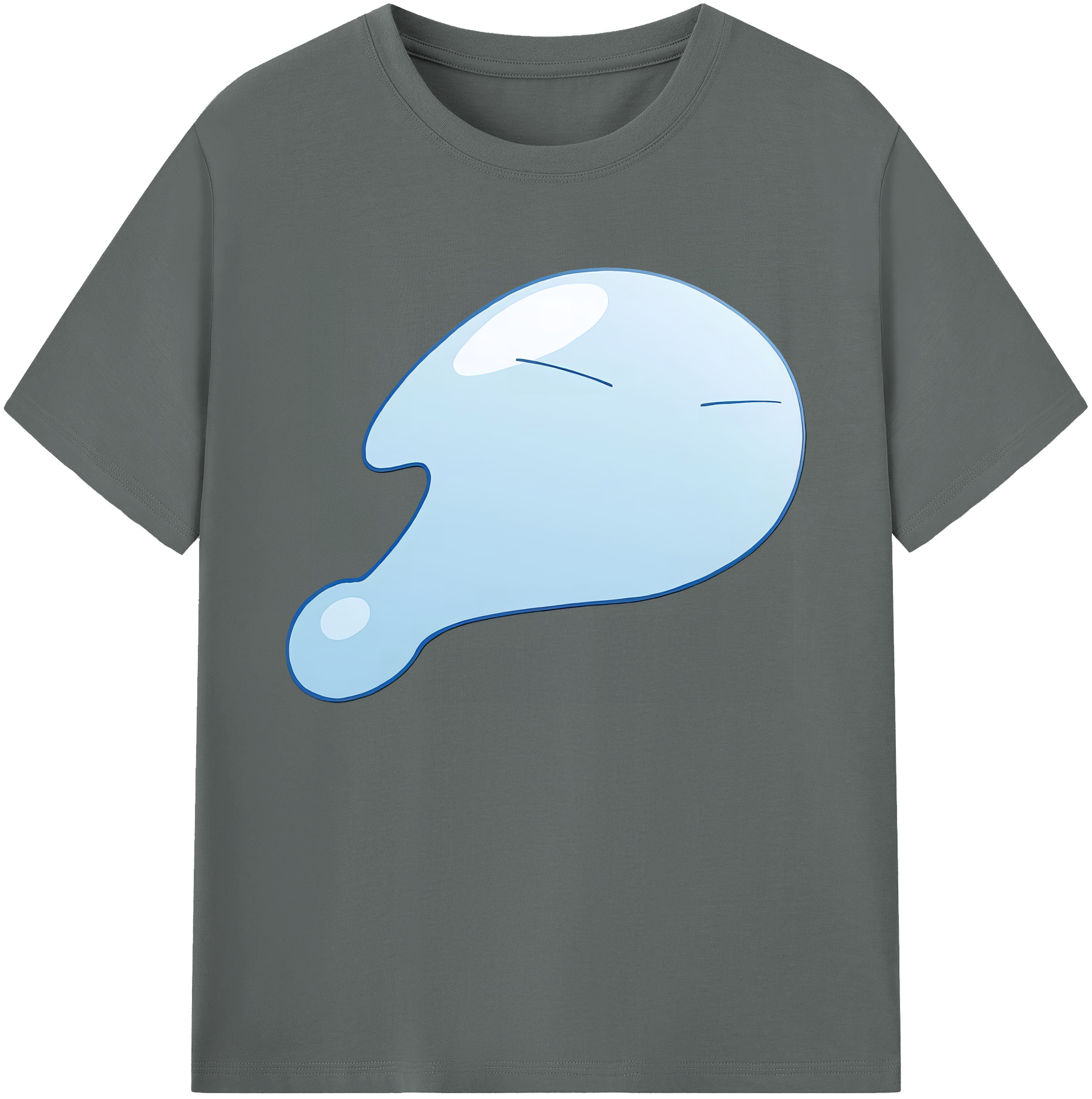 （画像用） 転スラ Regarding Reincarnated to Slime 綿100％ メンズ半袖Tシャツ｜肌触りやわらか＆通気性